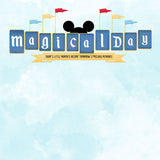 Disney MAGICAL PAPER PACK #2 12”X12” Scrapbook Customs Paper