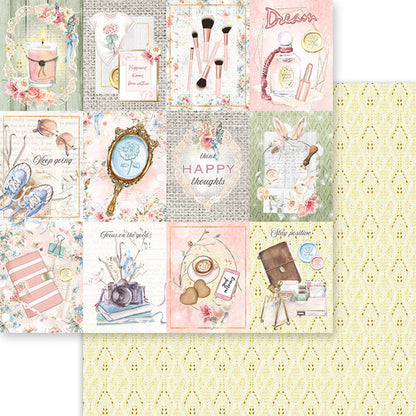 Asuka Studio DUSTY ROSE 12”X12” Scrapbook Paper Pack Scrapbooksrus Store