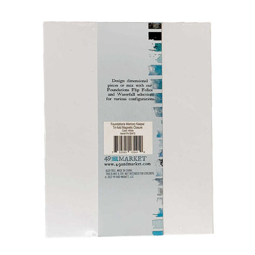 49 and Market Foundation MEMORY KEEPER TRI-FOLD MAGNETIC CLOSURE 6"X8" Album