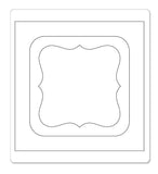 Sizzix Karen Burniston FRAME & LABEL, BRACKET Die