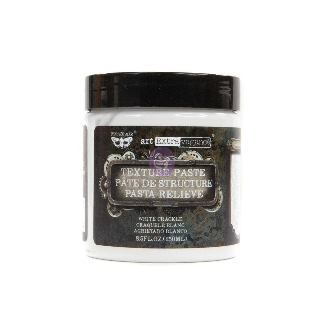 Prima Finnabair WHITE CRACKLE Texture Paste 8.5 fl. oz.