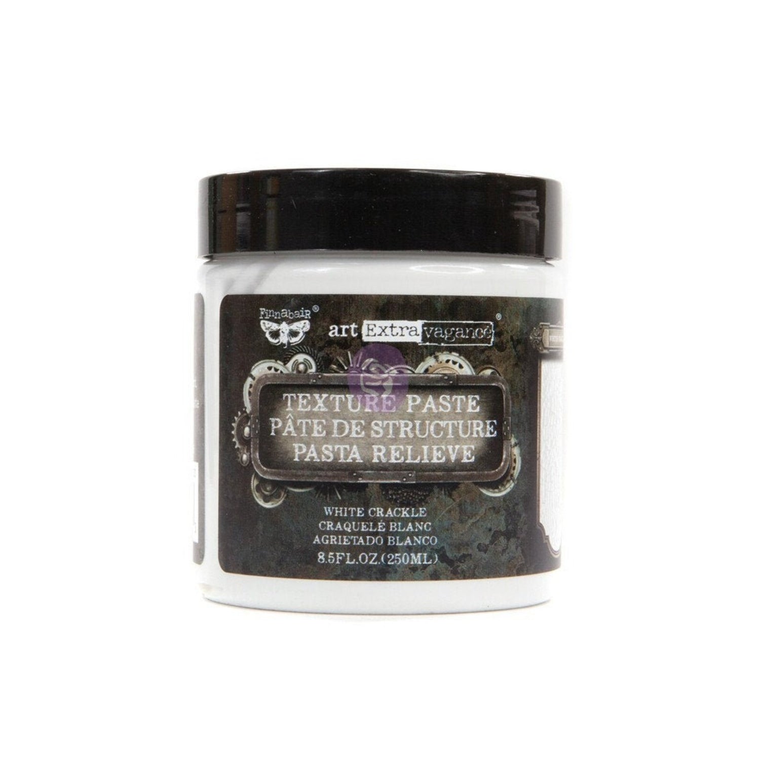 Prima Finnabair WHITE CRACKLE Texture Paste 8.5 fl. oz.