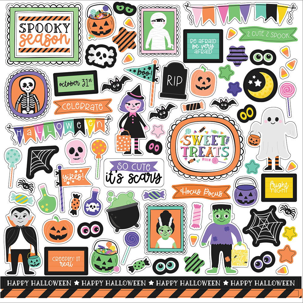 Echo Park MONSTER MASH 12&quot;x12&quot; Scrapbook Collection Kit