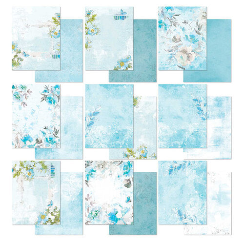 49 and Market Color Swatch OCEAN 6x8” Mini Collection Paper Pack