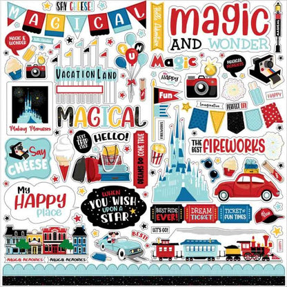 Carta Bella Believe In Magic EMBELLISHMENT Bundle 180pc