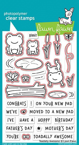 Lawn Fawn Toadally Awesome Stamps @scrapbooksrus