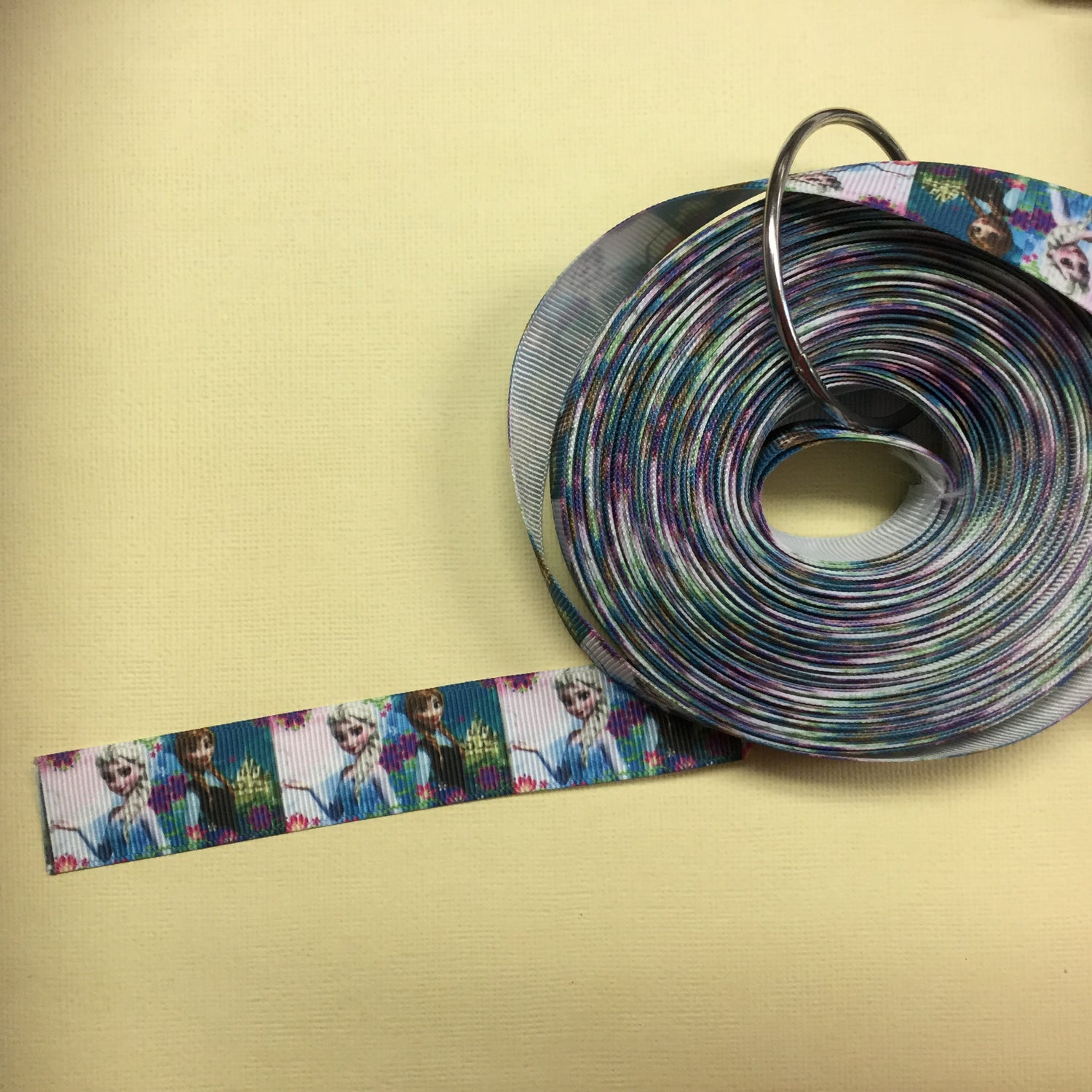 Disney FROZEN Movie Character Ribbon 1 yard Scrapbooksrus