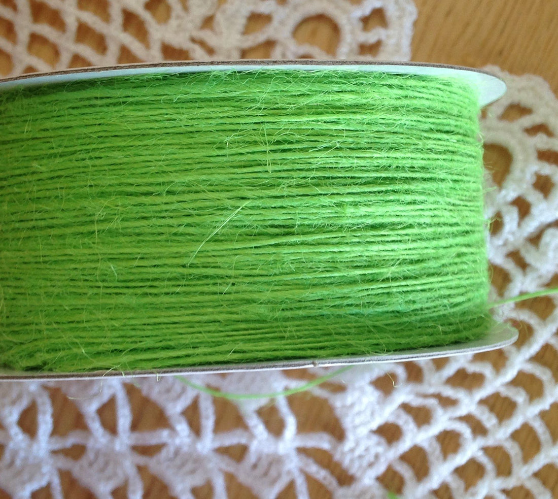 Creative Impressions Jute Twine String GREEN APPLE 4 yards