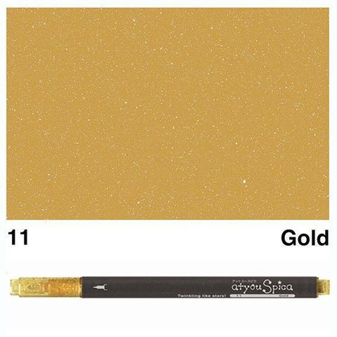 Atyou Spica Glitter Marker GOLD Scrapbooksrus 