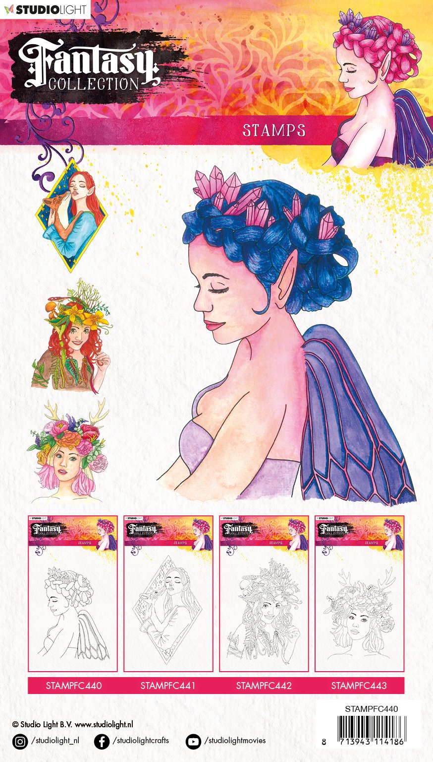 Studio Light FANTASY COLLECTION Clear Stamp Scrapbooksrus