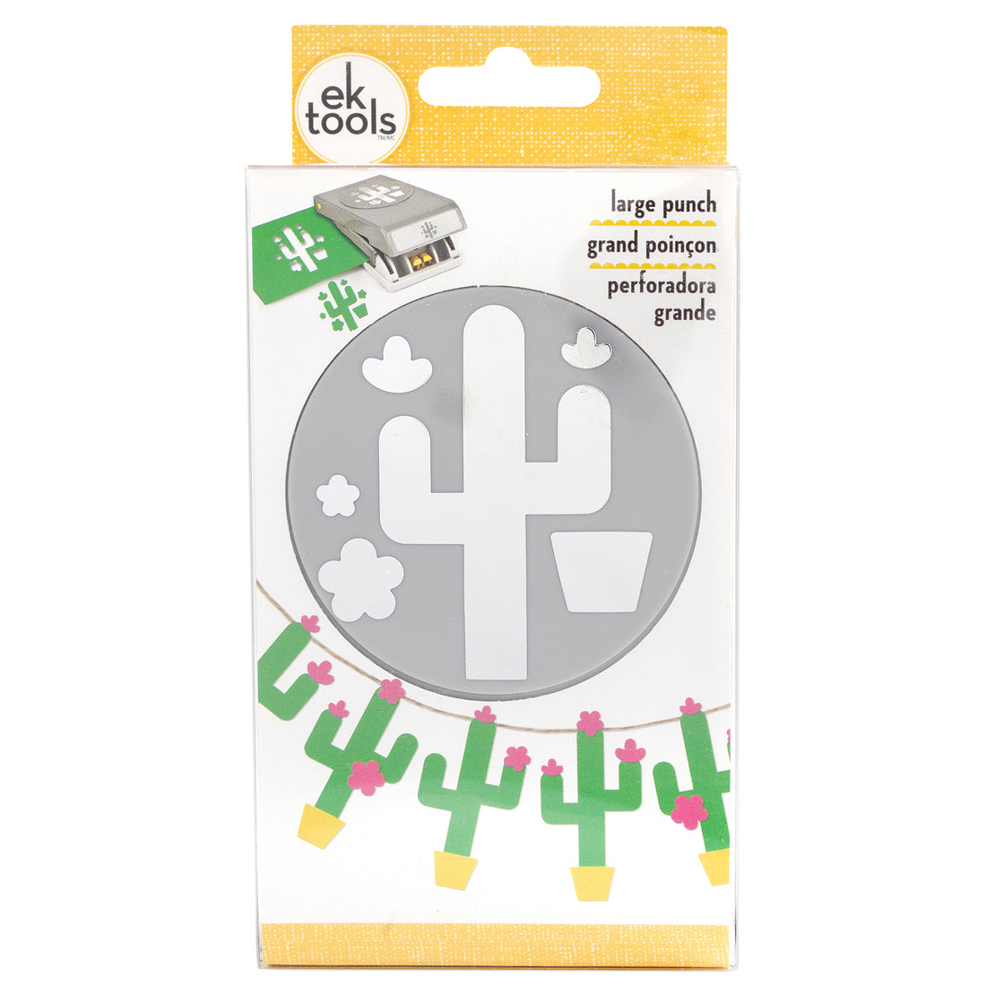 Ek Success CACTUS Paper Punch Large Scrapbooksrus