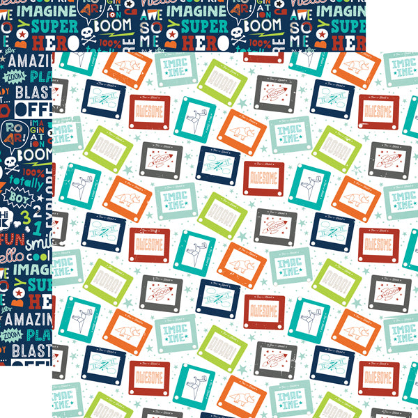 Echo Park  12"x12" IMAGINE THAT BOY 13pc COLLECTION KIT Scrapbooksrus