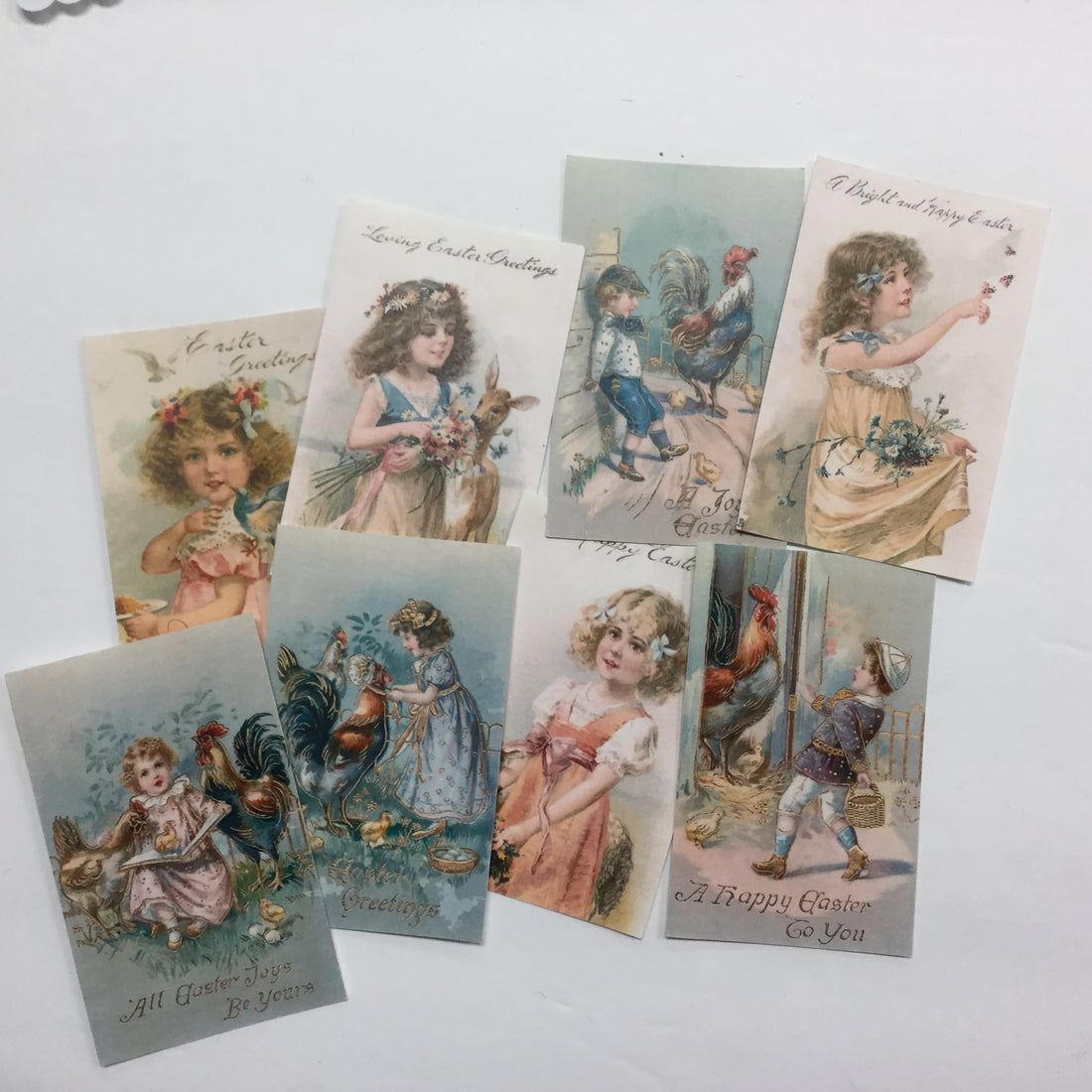 Tags & Ephemera 8pc VINTAGE EASTER TAGS Scrapbooksrus