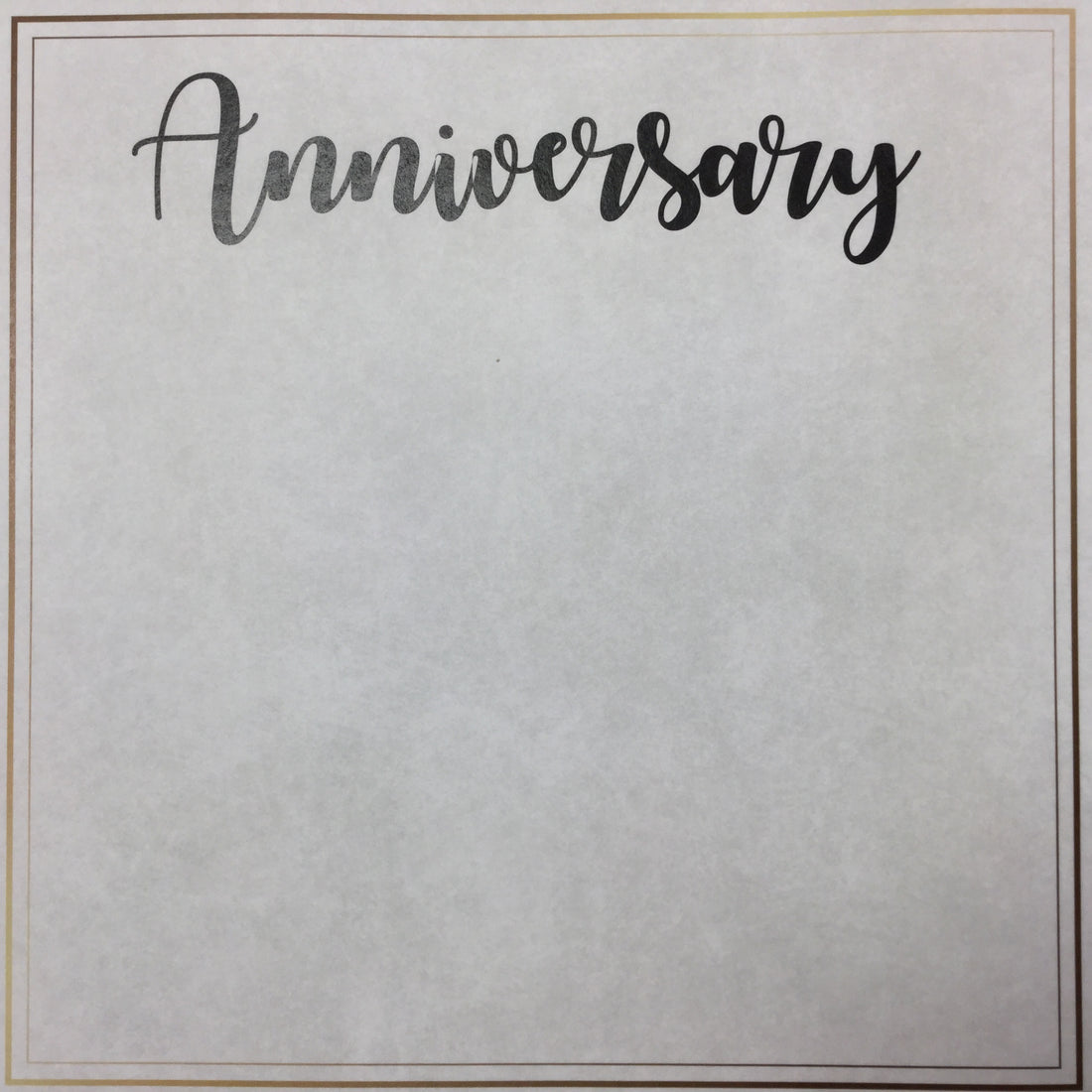 ANNIVERSARY SCRIPT 12"X12" Scrapbook Customs Paper Scrapbooksrus