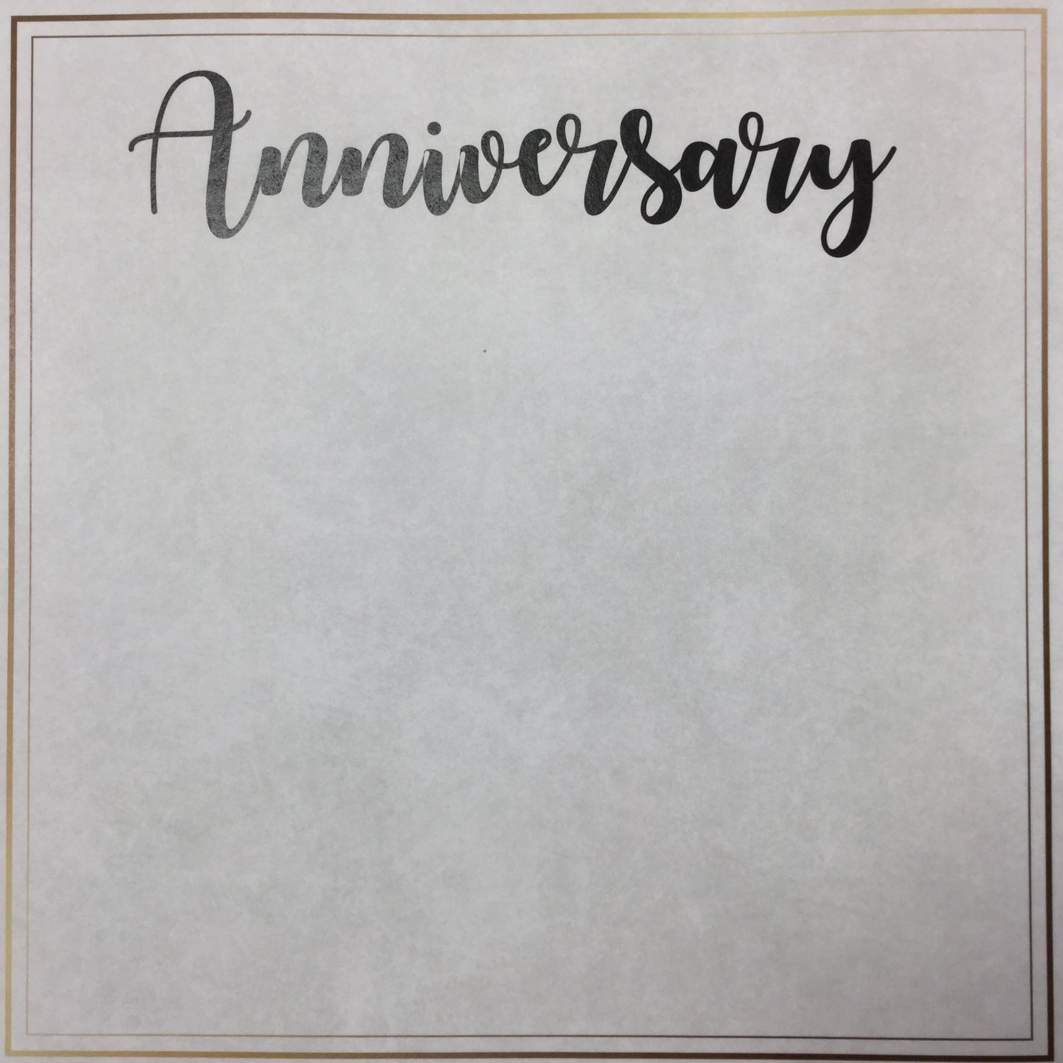 ANNIVERSARY SCRIPT 12&quot;X12&quot; Scrapbook Customs Paper Scrapbooksrus 