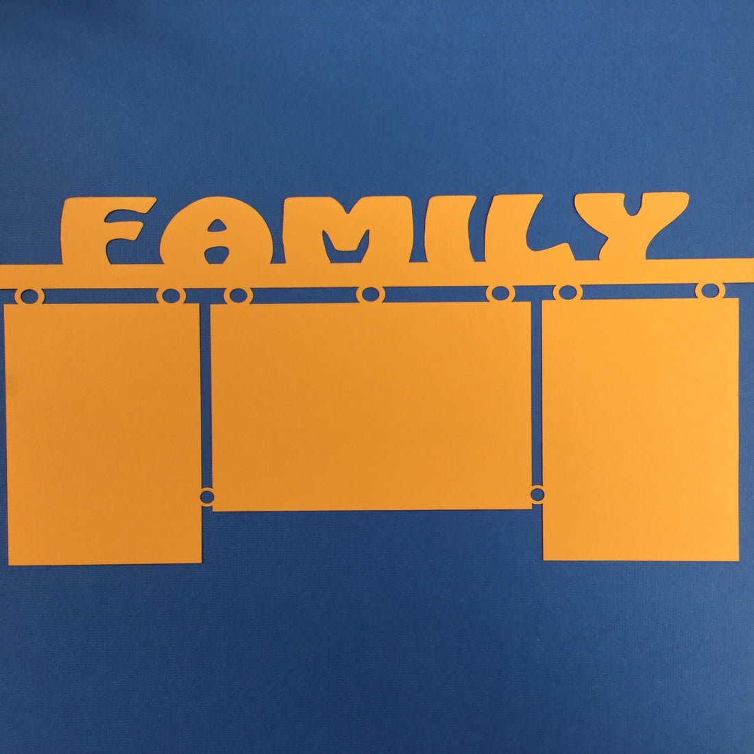 FAMILY FRAME PAGE BORDER Die Cut Scrapbooksrus