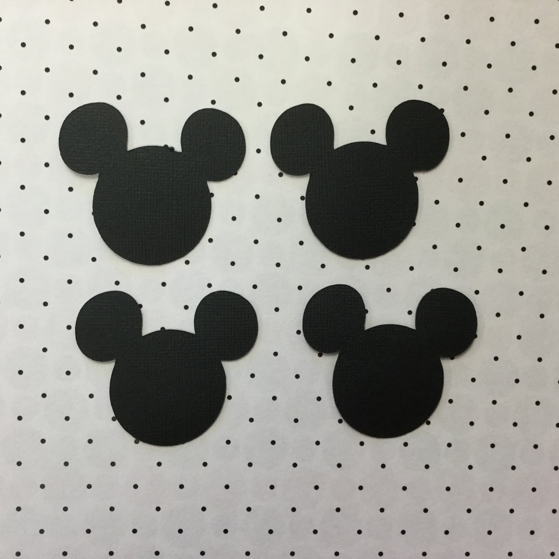 Disney MICKEY 1” Custom Die Cut Embellishment 10pc Scrapbooksrus