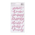 Pebbles Jen Hadfield HANNAH Foil and Foam Phrase Stickers Scrapbooksrus 