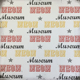 NEON MUSEUM Las Vegas Custom Grungy 12"X12" Travel Scrapbook Paper LV