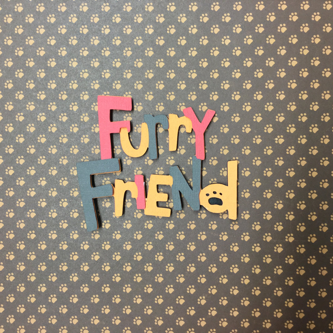 FURRY FRIEND Pet Custom Scrapbook Die Cuts Scrapbooksrus