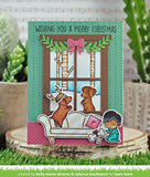 Lawn Fawn WINDOW SCENE WINTER Clear Stamps 9pc Scrapbooksrus 