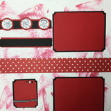 Premade Pages KIDS POLKADOT 12"X12" (2) Scrapbook Pages Scrapbooksrus 