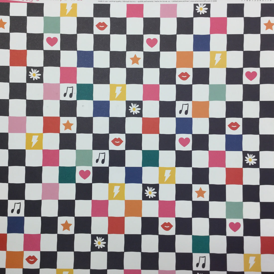 AC Damask Love Grl Pwr SOMETHING FIERCE 12"X12" Paper Scrapbooksrus