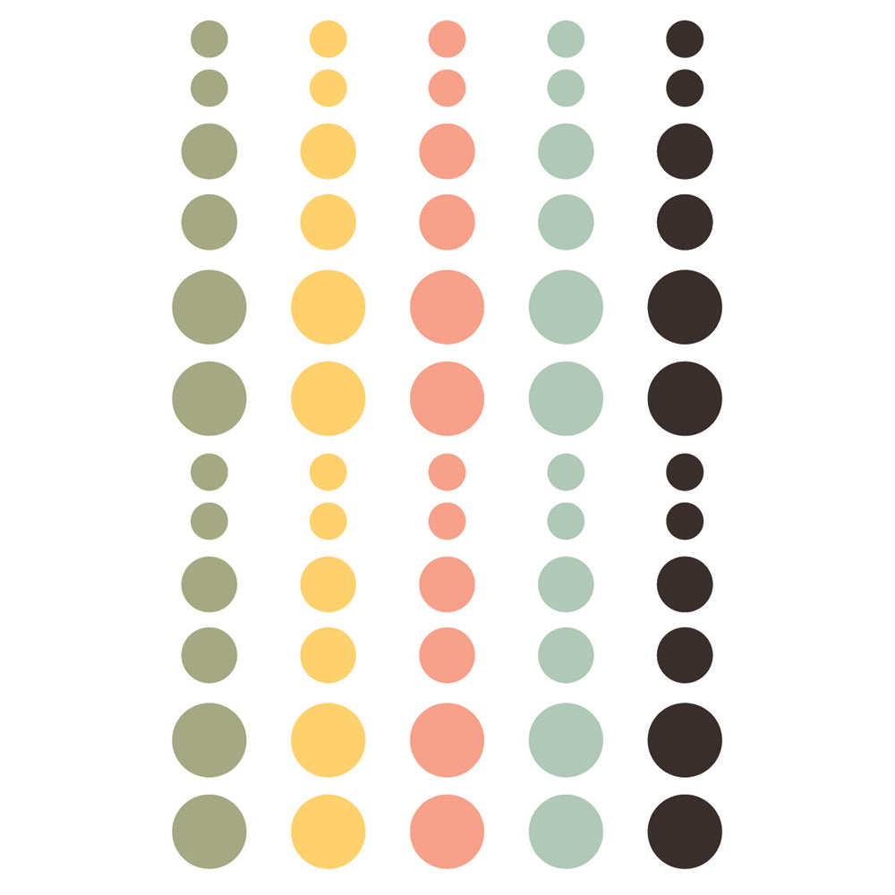 Simple Stories SPRING FARMHOUSE Enamel Dots 60pc Scrapbooksrus