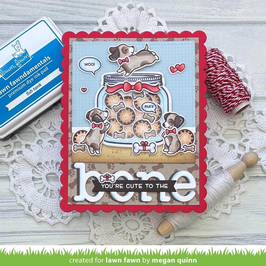 Lawn Fawn HOW YOU BEAN? ADD-ON Clear Stamps 4&quot;X3&quot; 18pc Scrapbooksrus 