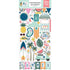 Echo Park 6"x12" POOL PARTY Chipboard Accents Sticker 56pc Scrapbooksrus 