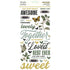 Simple Stories Simple Vintage Weathered Garden FOAM STICKERS 66pc Scrapbooksrus 