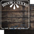 WIZARDING WORLD BROOM STICKS DS 12X12 Scrapbook Customs SheetScrapbooksrus 