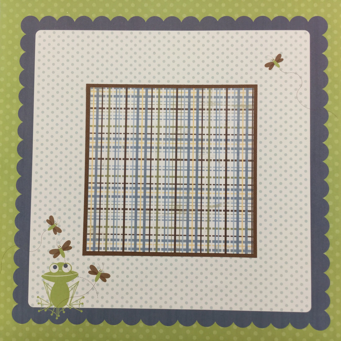 Premade BABY ANIMALS (2) 12”X12” Scrapbook Pages Scrapbooksrus