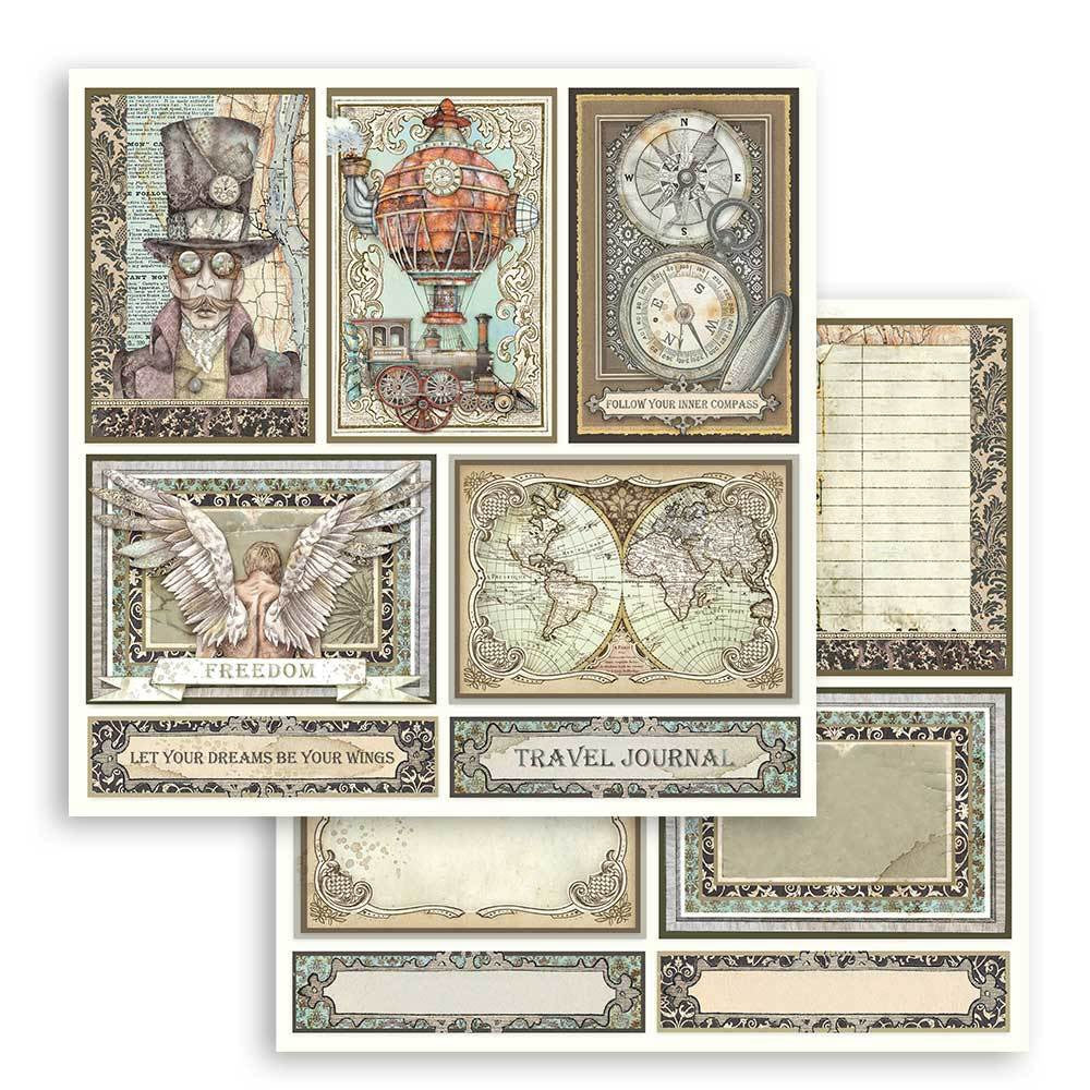 Stamperia SIR VAGABOND 12&quot;X12&quot; Paper Pad Scrapbooksrus 