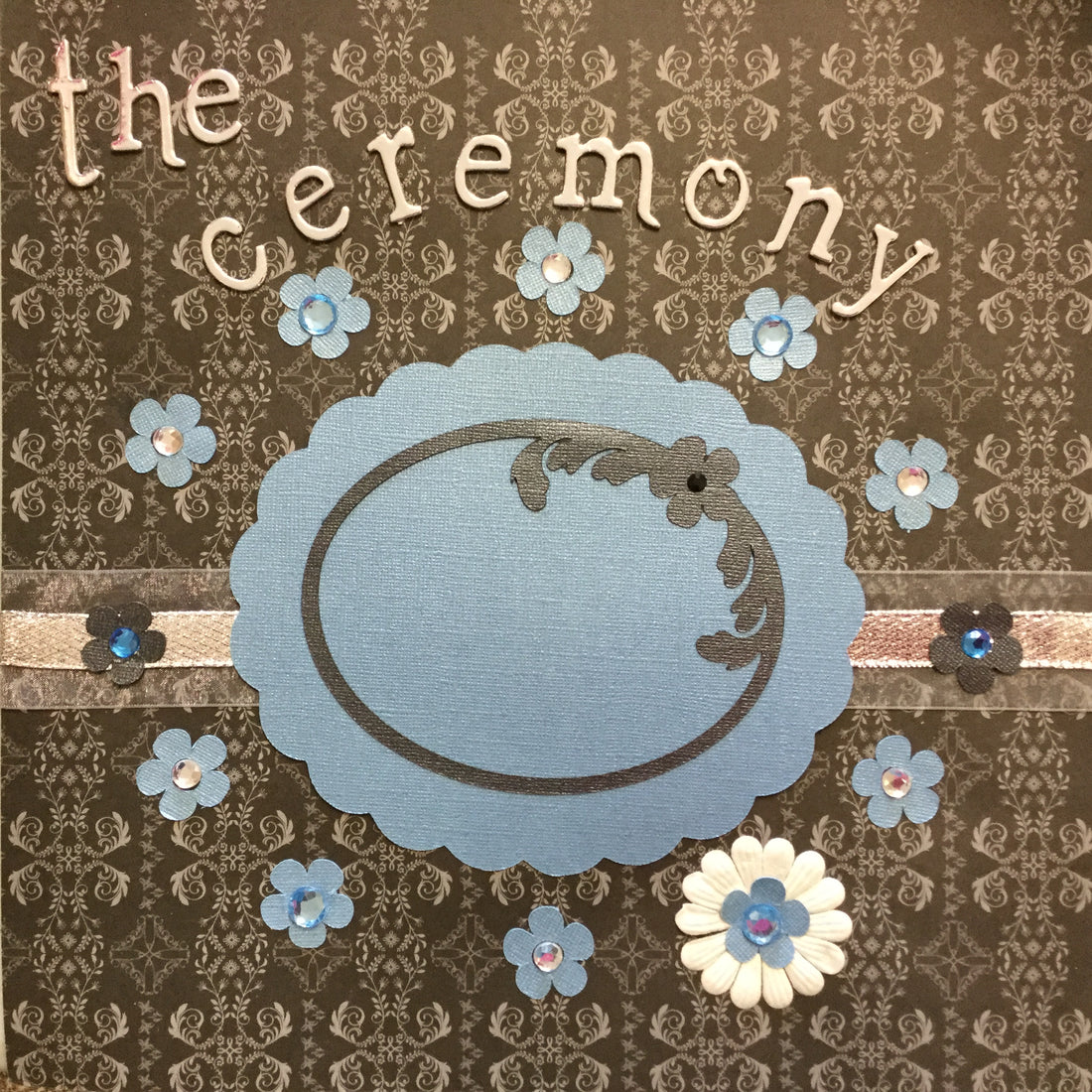 Premade Page THE CEREMONY 12"x12" Scrapbook Wedding Scrapbooksrus