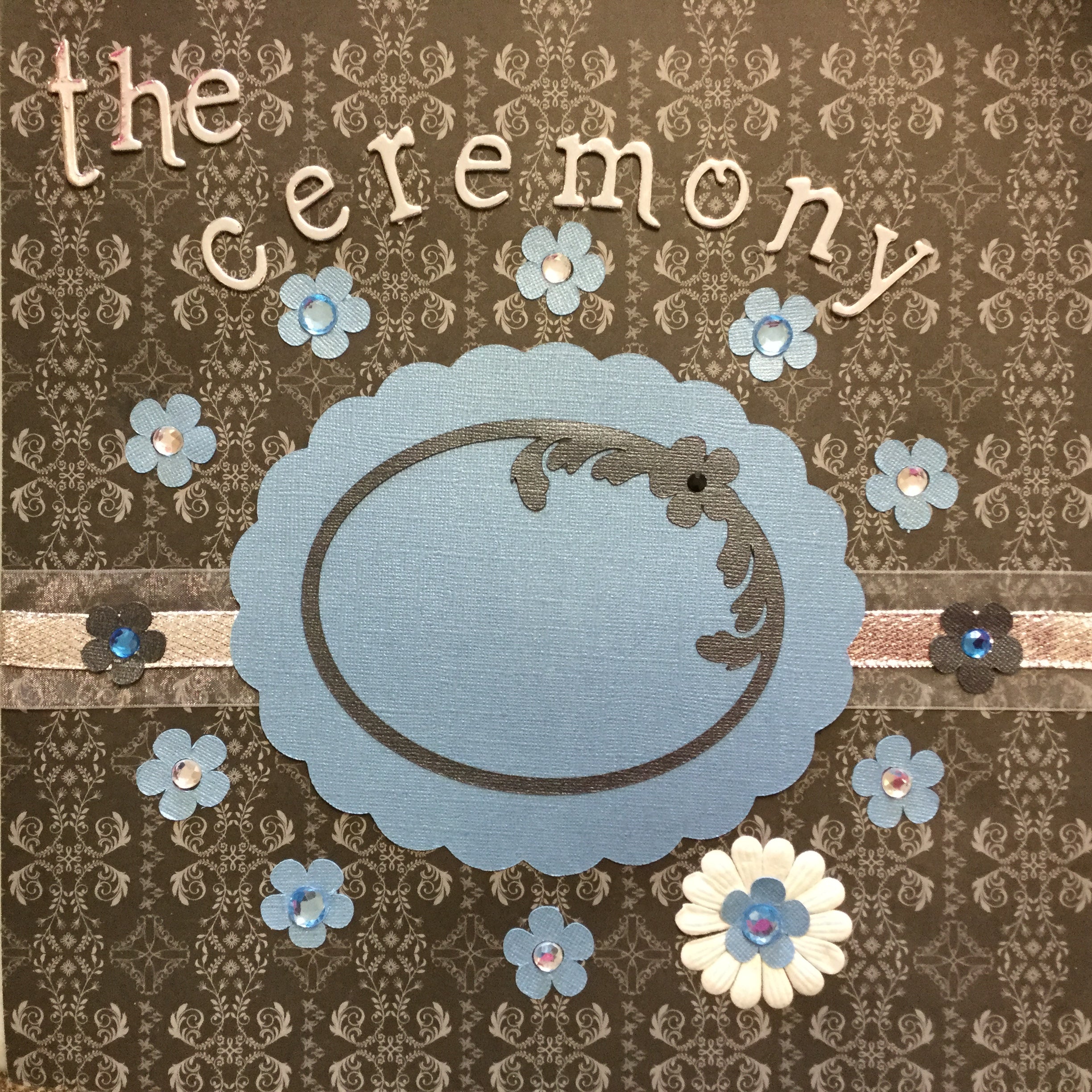 Premade Page THE CEREMONY 12&quot;x12&quot; Scrapbook Wedding Scrapbooksrus 