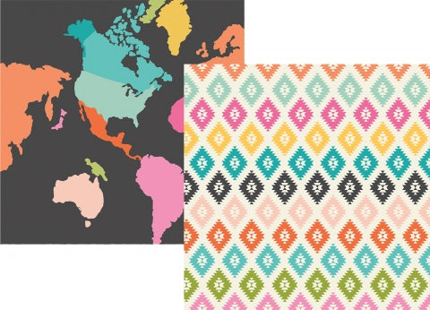 Simple Stories Good Vibes POSITIVE VIBES 12x12” Scrapbook Paper Scrapbooksrus