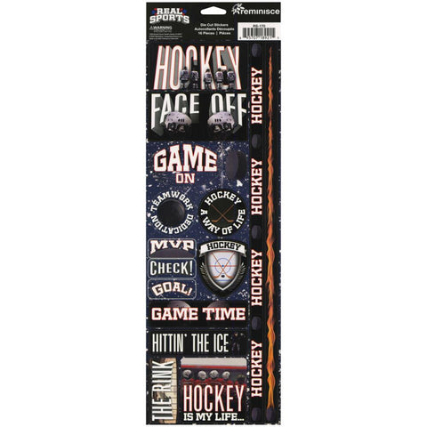 HOCKEY Reminisce Real Sports Stickers 16pc