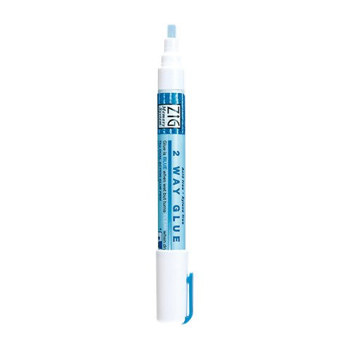 Zig Memory 2 Way Glue Pen 4mm Squeeze &amp; Roll Scrapbook Adhesive Scrapbooksrus 