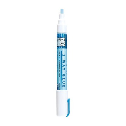 Zig Memory 2 Way Glue Pen 4mm Squeeze &amp; Roll Scrapbook Adhesive Scrapbooksrus 