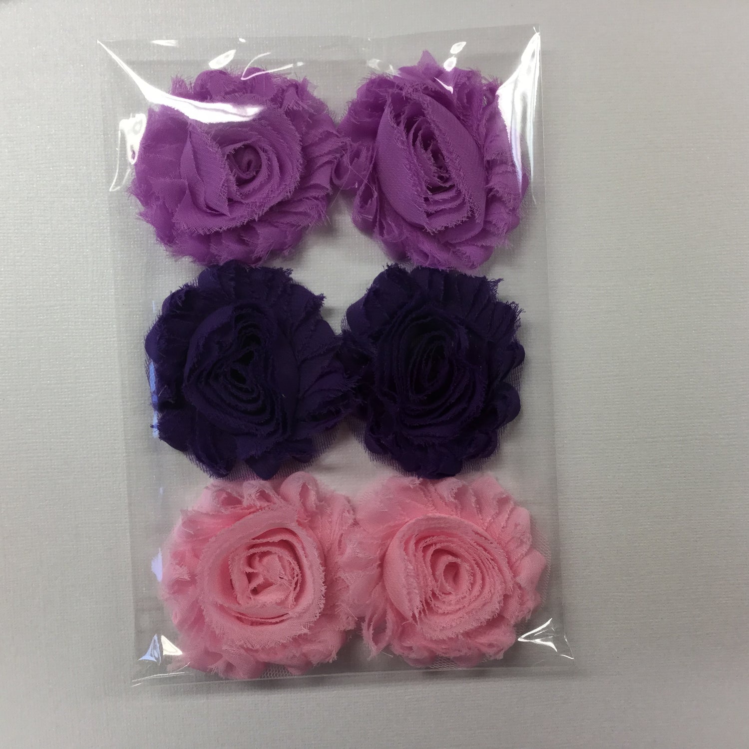 Ribbon Flowers 6pc Set