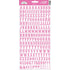 Doodlebug Love Letters BUBBLEGUM Alphabet Stickers Scrapbooksrus 