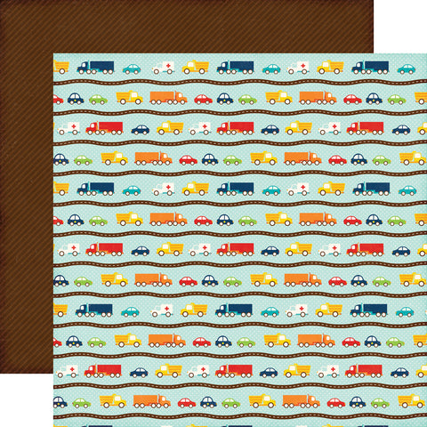 Echo Park Little Man CARS 12"x12" Paper Scrapbooksrus 