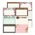 Jen Hadfield My Bright Life RECIPES 12"X12" Scrapbook Paper  Sc