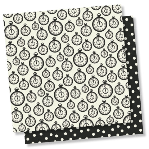 Simple Stories 2019 WATCH THE CLOCK 12x12 Scrapbook Paper Scrapbooksrus