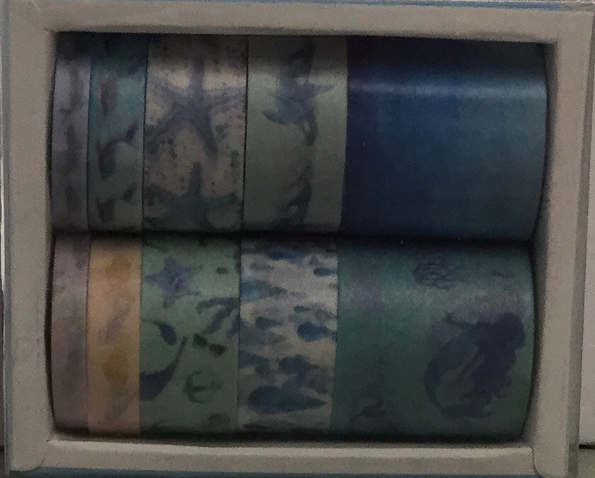 Zaomo MERMAID Washi Tape 10pc Scrapbooksrus