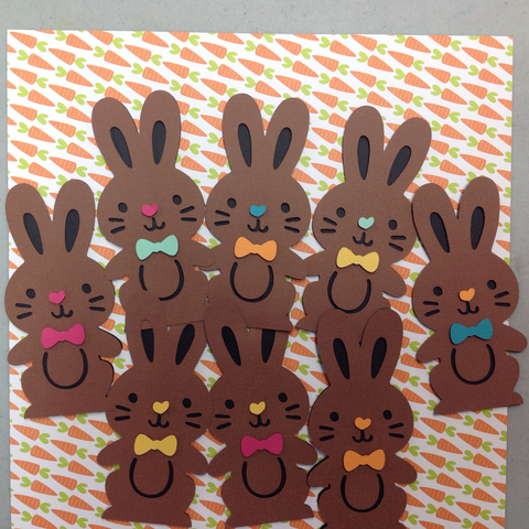 DieCuts Chocolate Easter Bunny