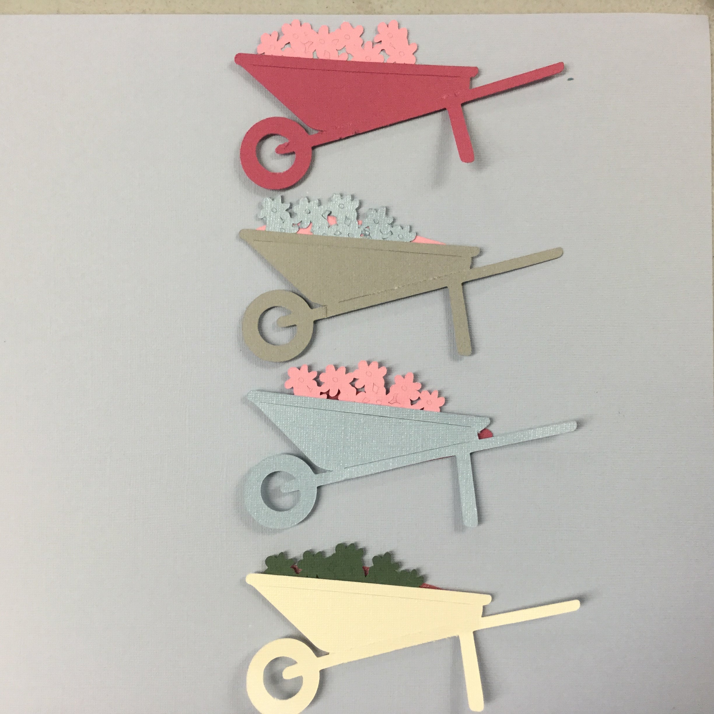 WHEELBARROW Custom Scrapbook Die Cuts Scrapbooksrus 