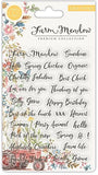 Craft Consortium FARM MEADOW Clear Stamps Scrapbooksrus 