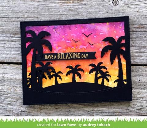 Lawn Cuts TROPICAL BACKDROP Card Ideas Scrapbooksrus 